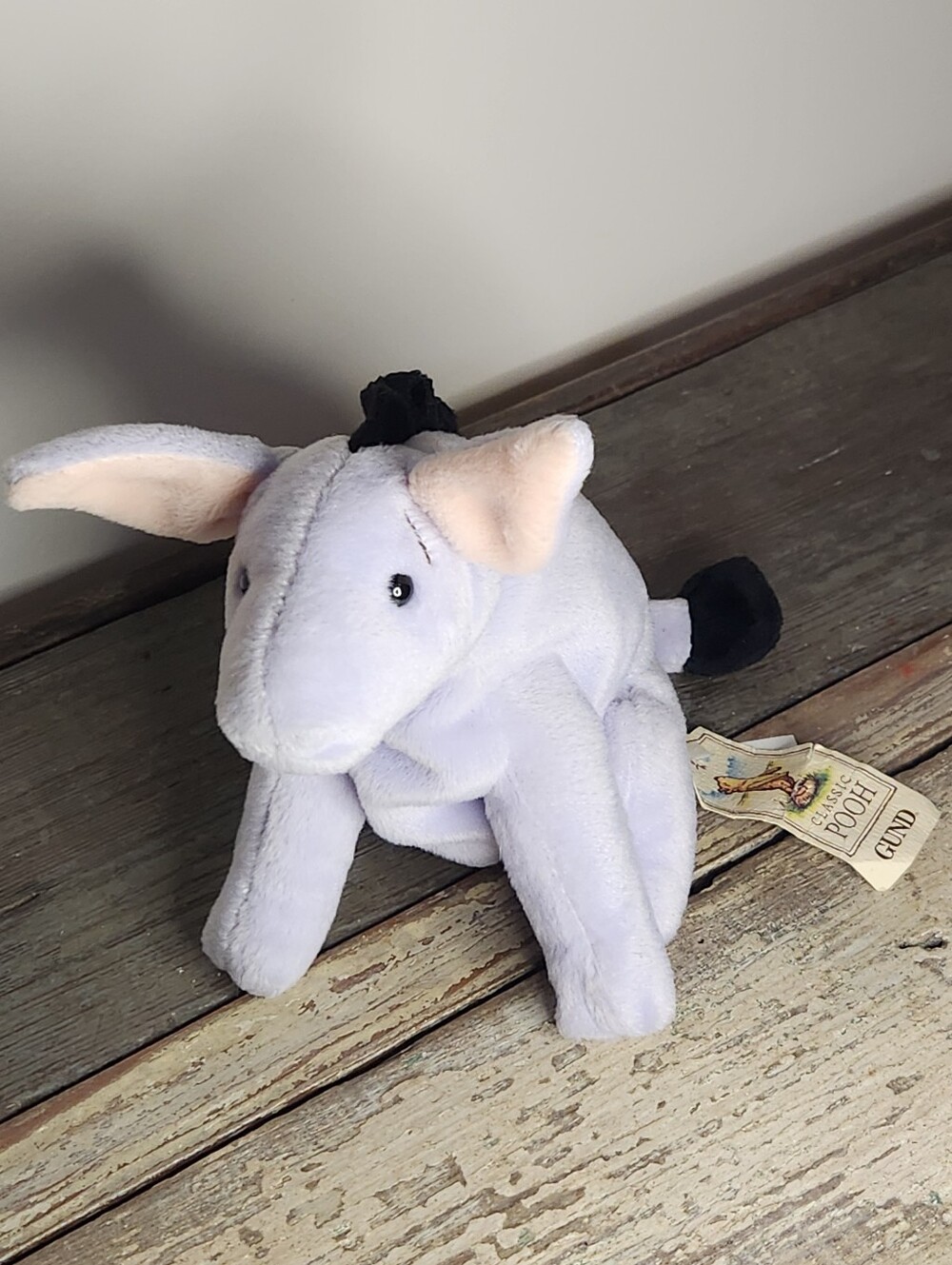 💙GUND New with Tags "Eeyore" Bean Bag Plush Classic Pooh Collection Disney 10"